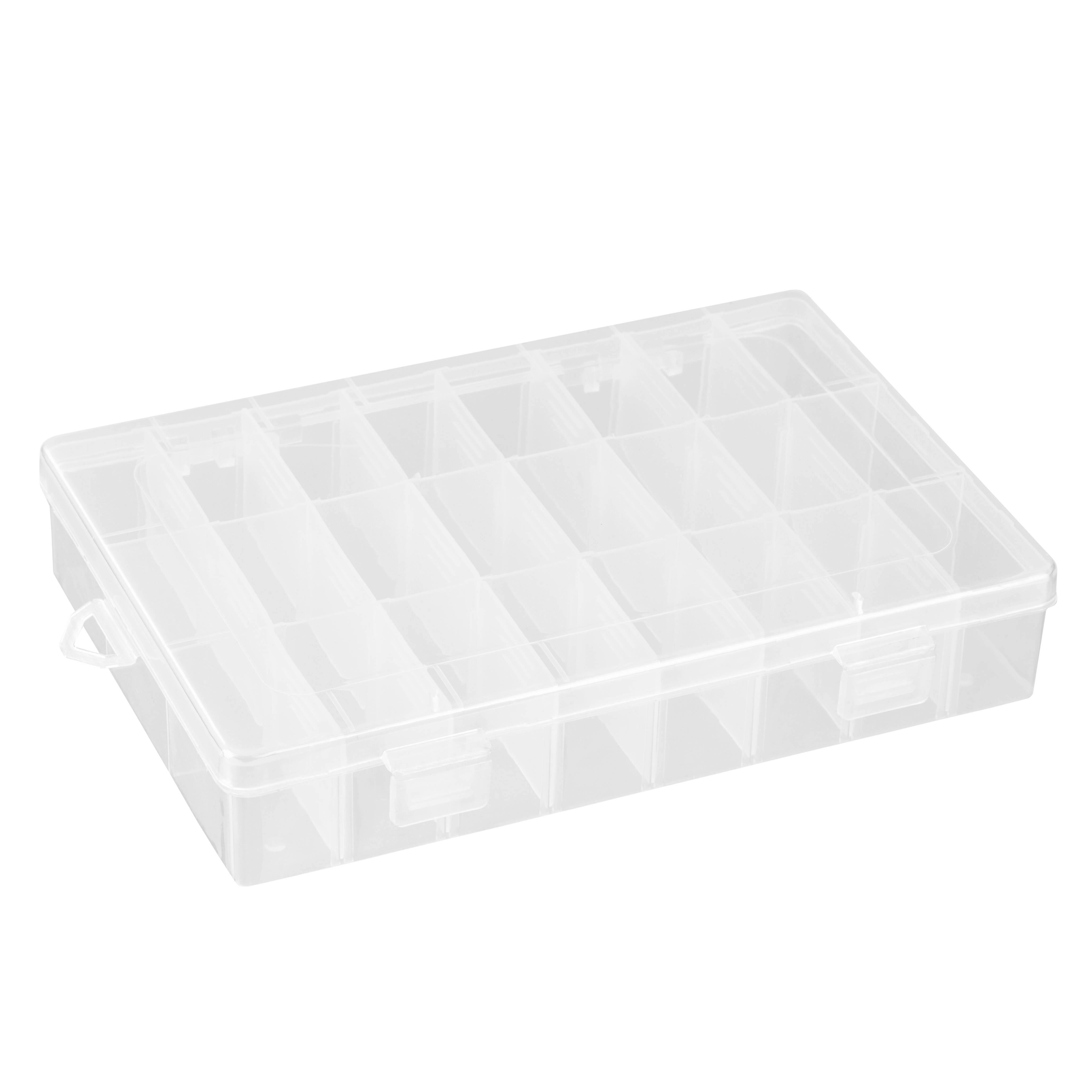 baytronic Plastikbox mit 24 Fächern 195 x 130 x 35 mm (Bulk)
