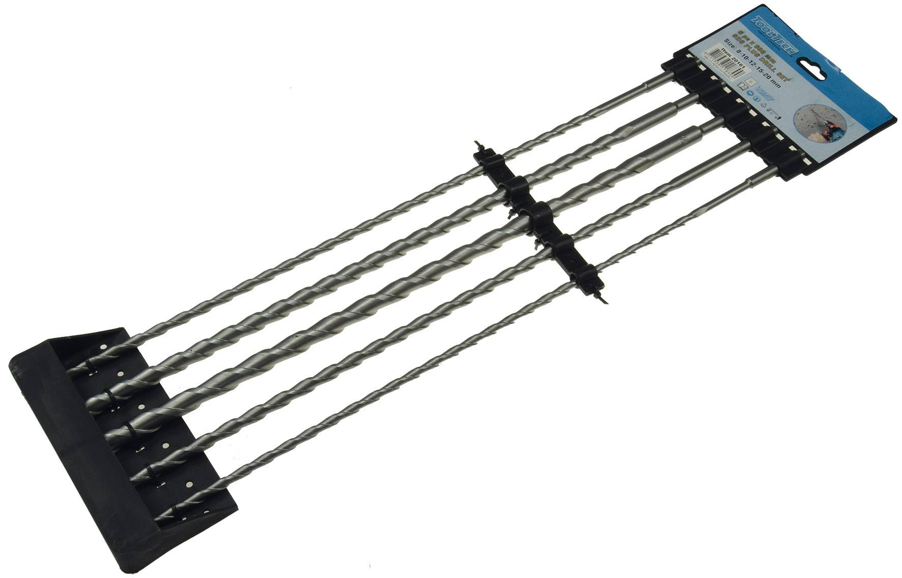 ChiliTec SDS-PLUS Schlagbohrerset, 60 cm 8-10-12-15-20 mm