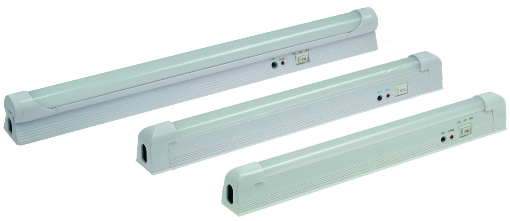 ChiliTec 21480 LED Notleuchte "CTNL-30 SMD-UB" Lithium Akku 3,7V/1200mAh, 2W, 30x2x3cm