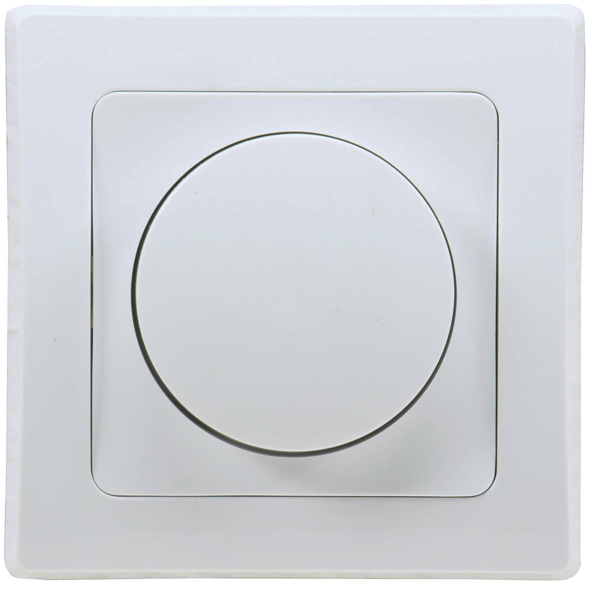 ChiliTec DELPHI Dimmer für elektronische Trafos 250V AC / 300W, inkl. Rahmen, UP, weiß