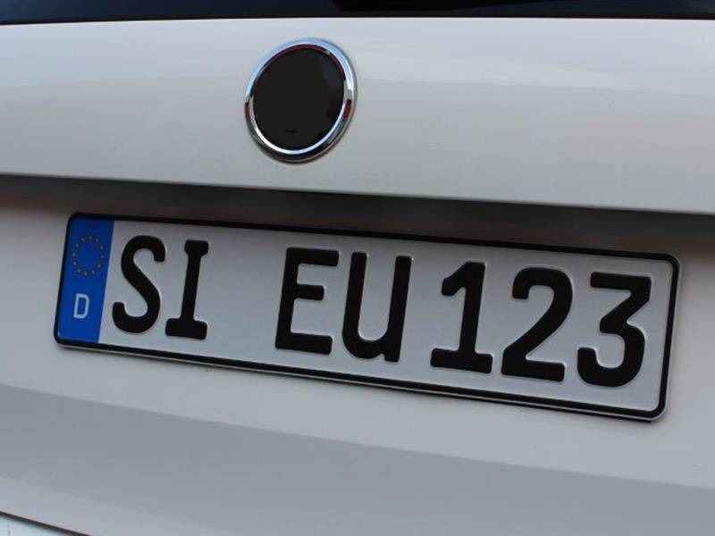 UTSCH Easy-Klett Befestigungs-Set für KFZ-Kennzeichen