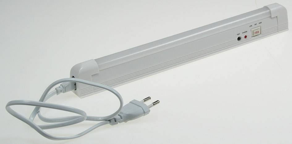 ChiliTec 21481 LED Notleuchte "CTNL-60 SMD-UB" Lithium Akku 3,7V/2200mAh, 4W, 34x4x3cm