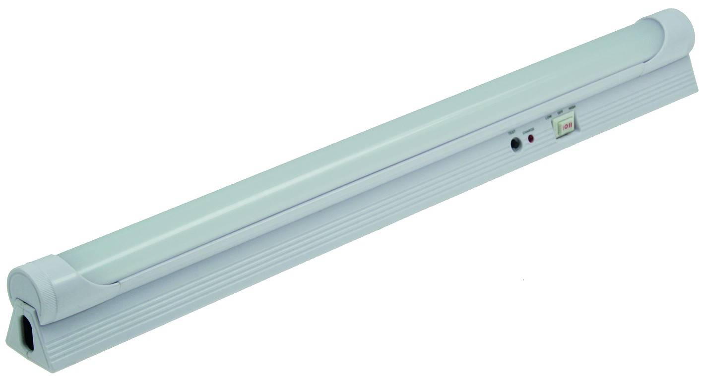 ChiliTec 21482 LED Notleuchte "CTNL-90 SMD-UB" Lithium Akku 2x 3,7V/2,2Ah, 9W, 40x4x3cm