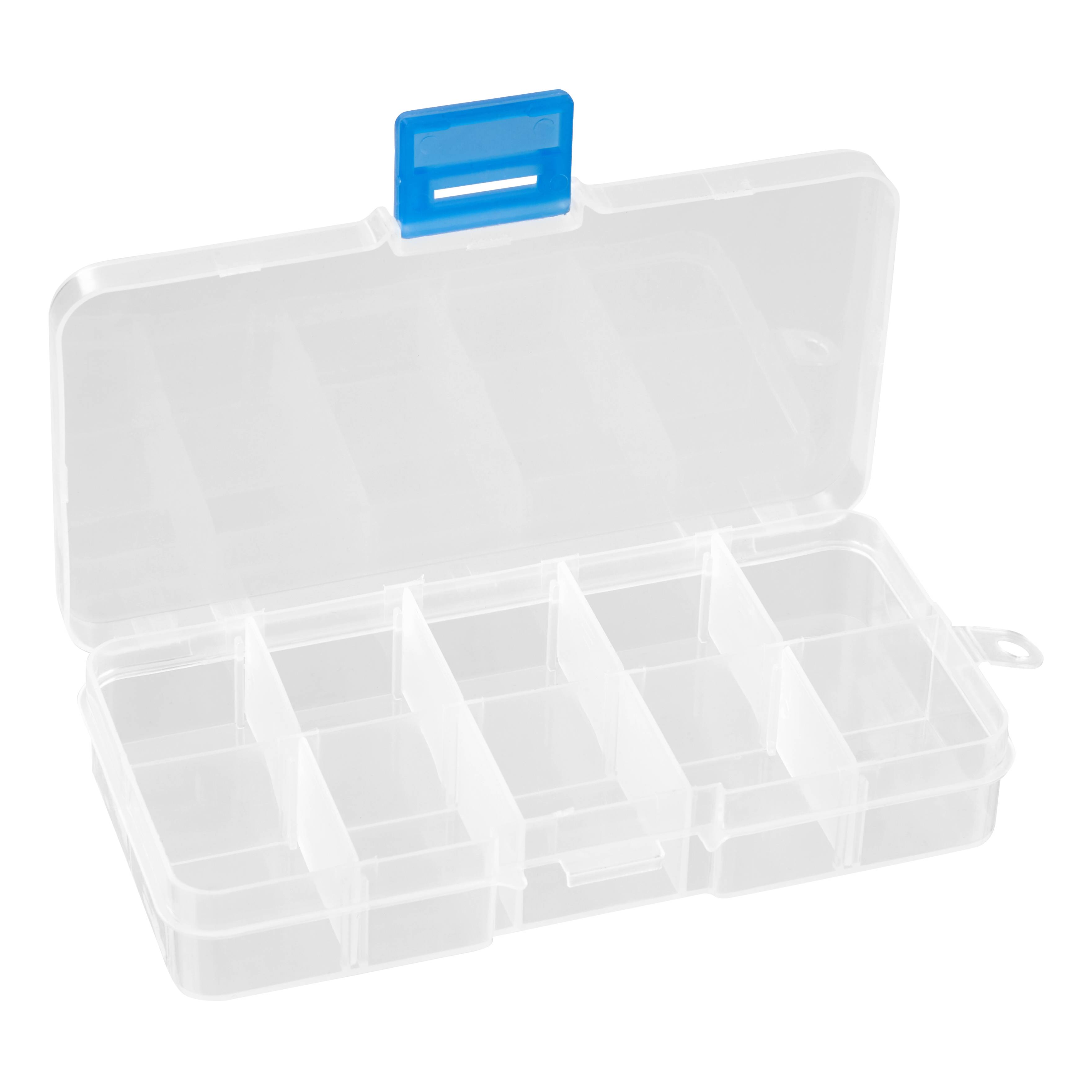 baytronic Plastikbox mit 10 Fächern 125 x 65 x 20 mm (Bulk)
