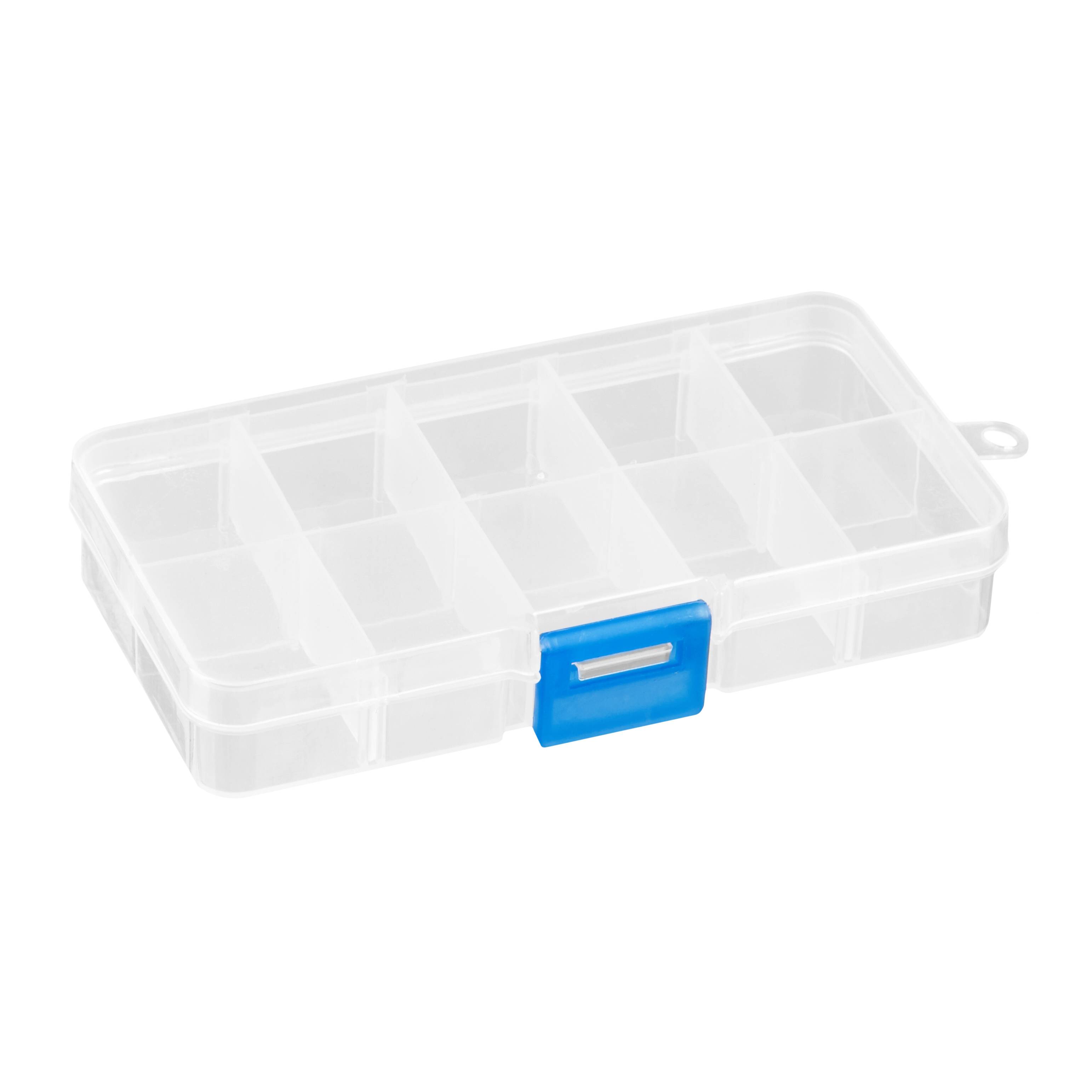 baytronic Plastikbox mit 10 Fächern 125 x 65 x 20 mm (Bulk)