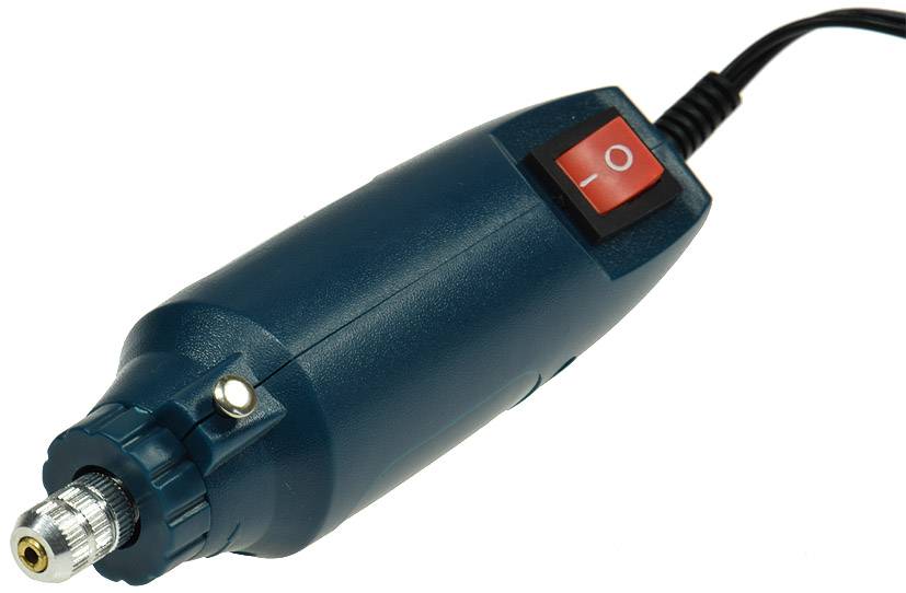 ChiliTec 22131 Mini-Bohrmaschine "Drill-Power V2" 12V= 12.000UpM, 63-teilig, viel Zubehör