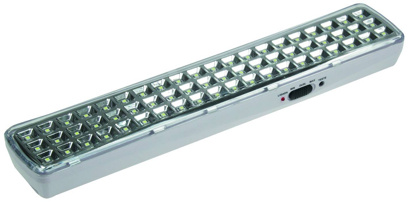 ChiliTec 21506 LED Notleuchte "CTNL-60 SMD" 365x70x37mm Lithium Akku 3,7V/2200mAh, nur 4W