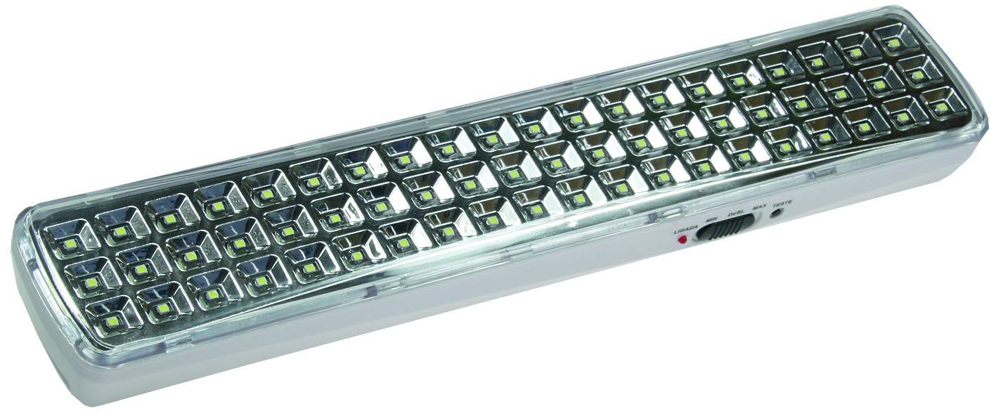 ChiliTec 21506 LED Notleuchte "CTNL-60 SMD" 365x70x37mm Lithium Akku 3,7V/2200mAh, nur 4W