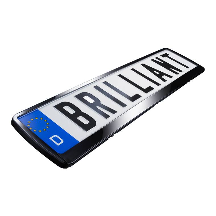 UTSCH ERUSTAR Kennzeichenhalter Black