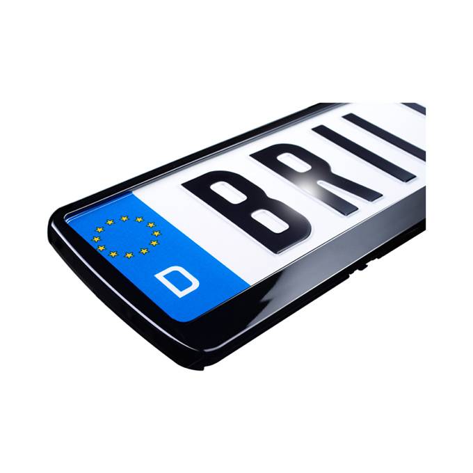 UTSCH ERUSTAR Kennzeichenhalter Black