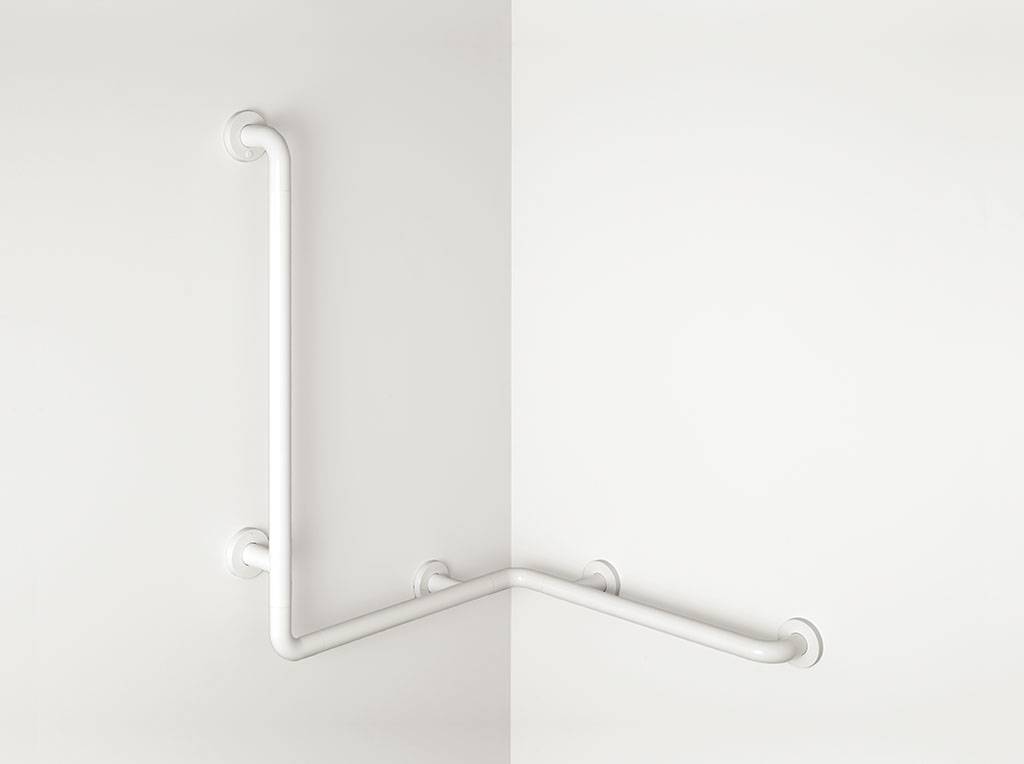 PBA Duschhandlauf 660mm mit Brausehalterstange Rechts