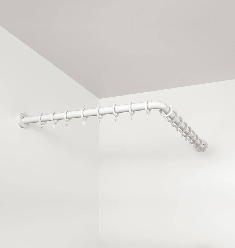 PBA Duschvorhangstange L-Form