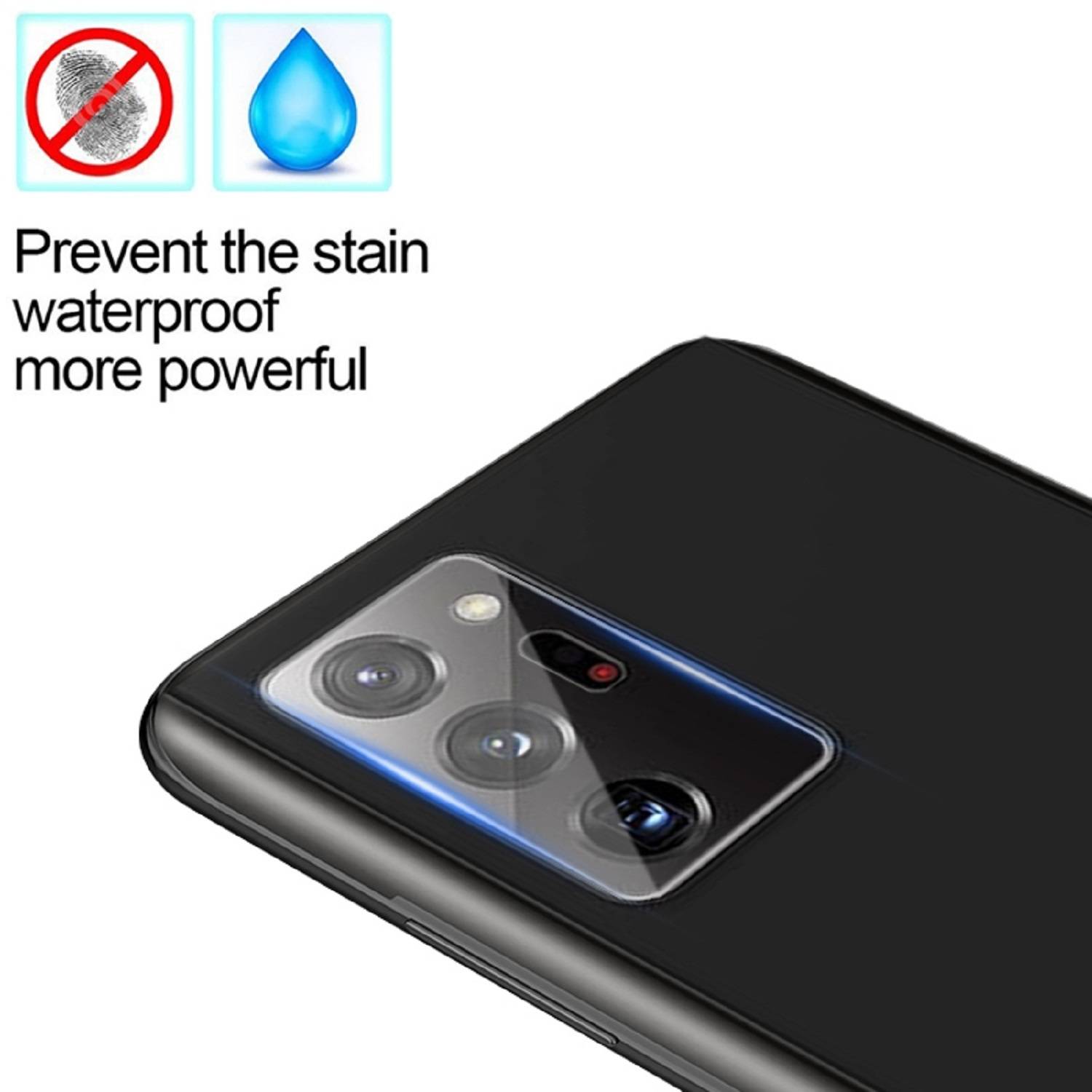 2x Kamera 9H Panzerhartglas für Samsung Galaxy Note 20 Ultra 3D KLAR ECHTES TEMPERED Panzerglas Kameraglas Kamerhartglas Kameraschutzglas Schutzglas