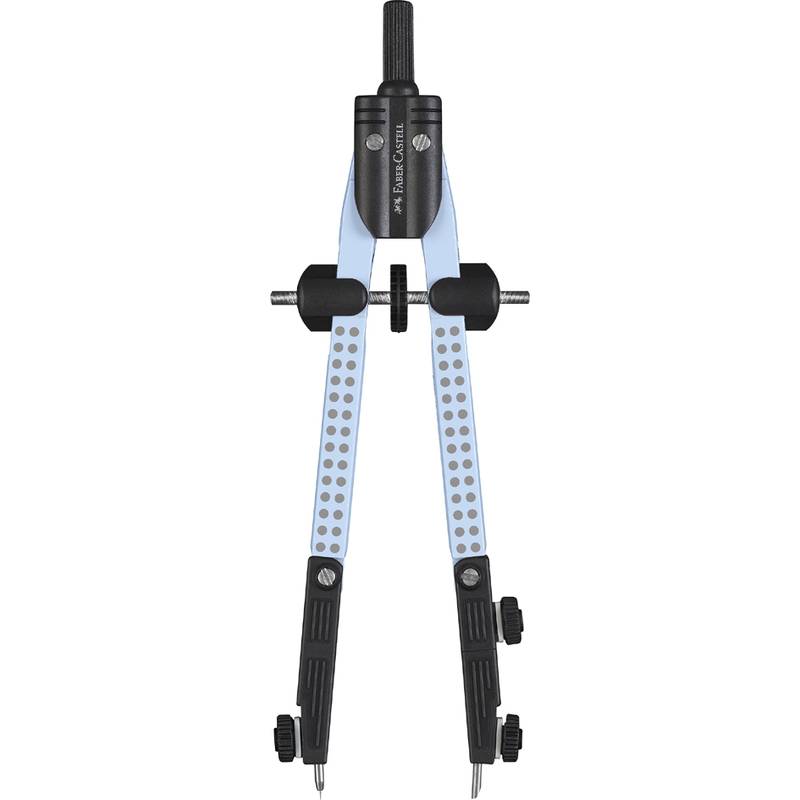 FABER-CASTELL Schnellverstellzirkel GRIP, hellblau
