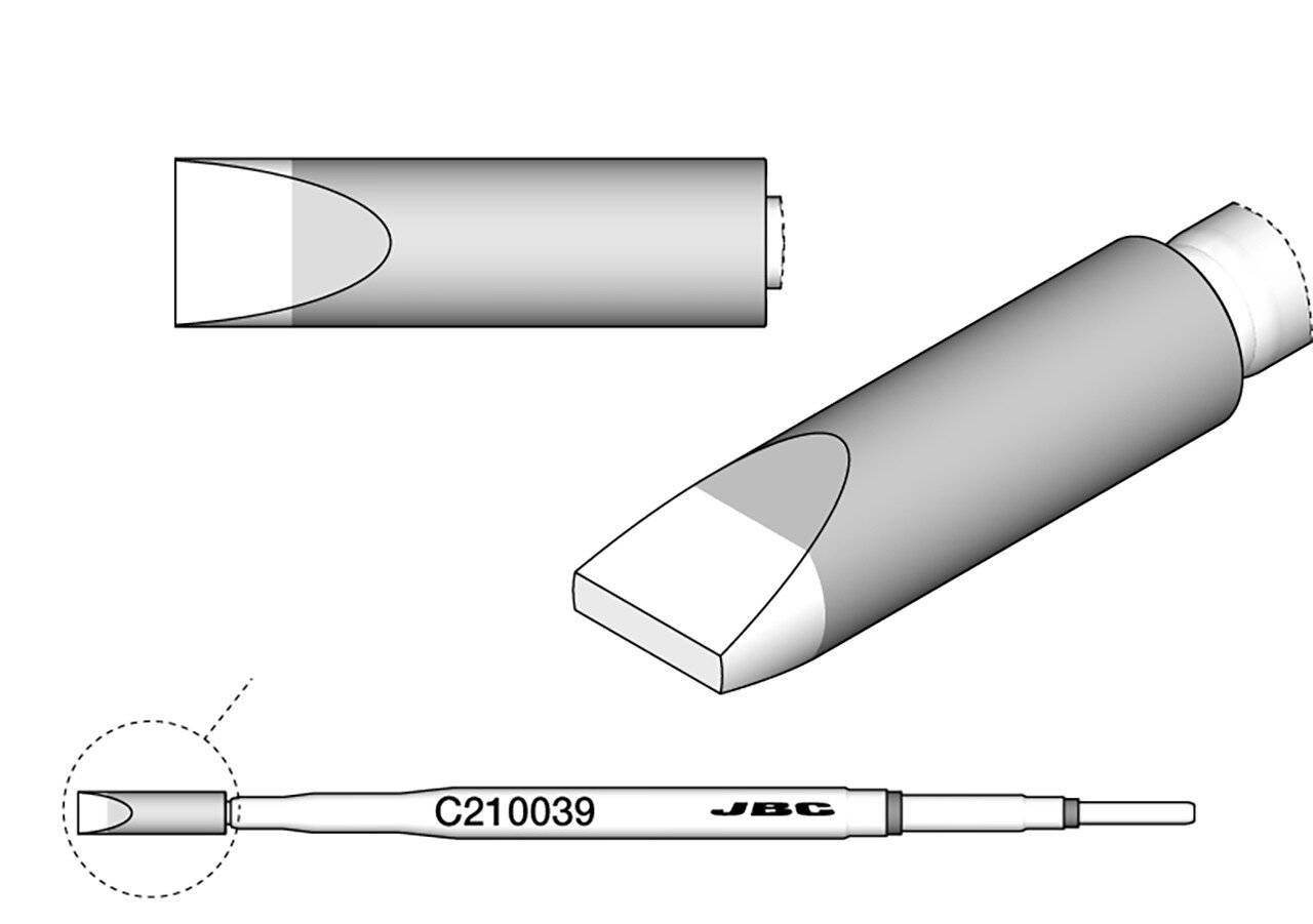 Kartuschenmeissel 2.9 X 0.7, C210039