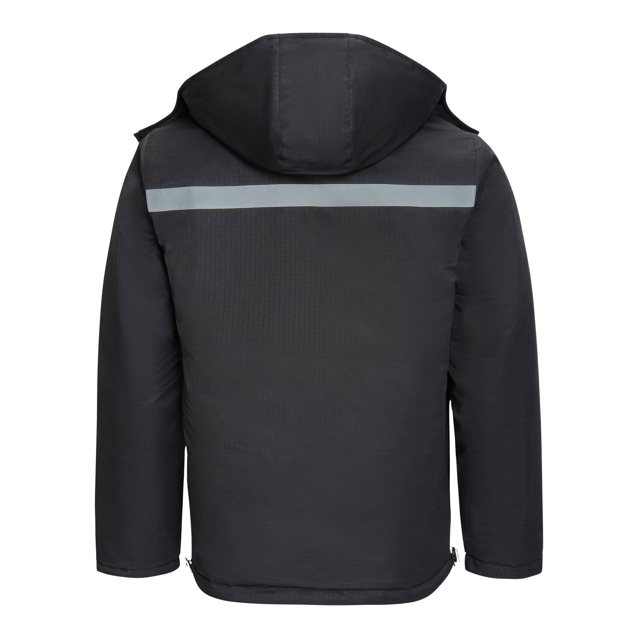ESD-Winterjacke mit Kapuze, leicht, schwarz, XXL