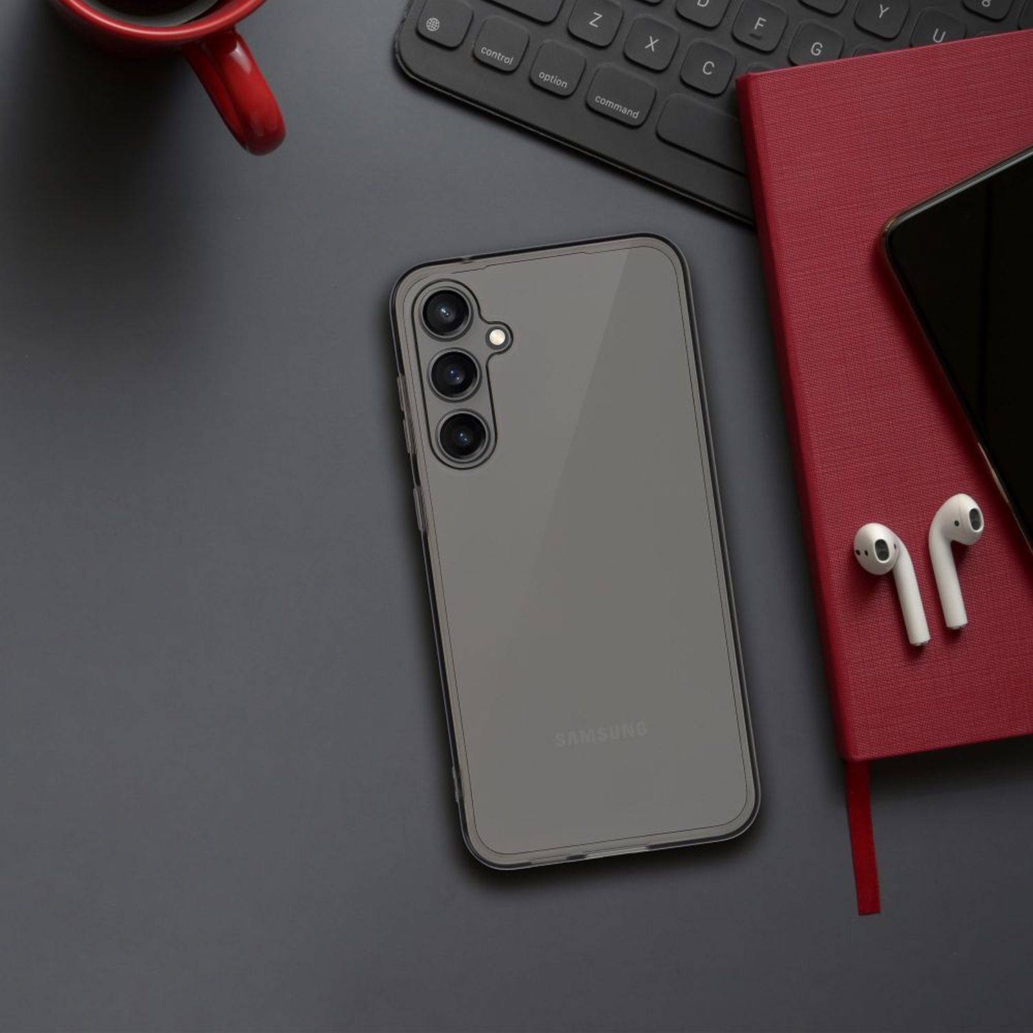 1,5 mm BOX PREMIUM Hülle kompatibel mit HONOR 100 5G transparent schwarz