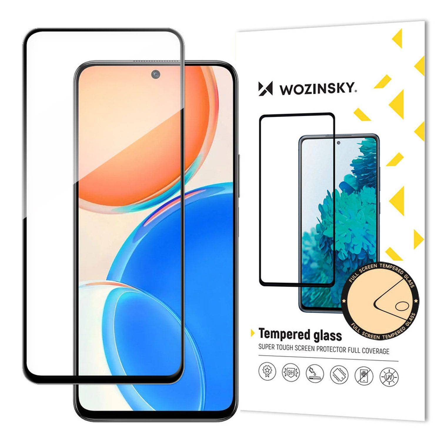 5D Schutz Glas kompatibel mit Honor 80 Pro / 90 Pro Curved Folie Vollständig Klebend und Abdeckung