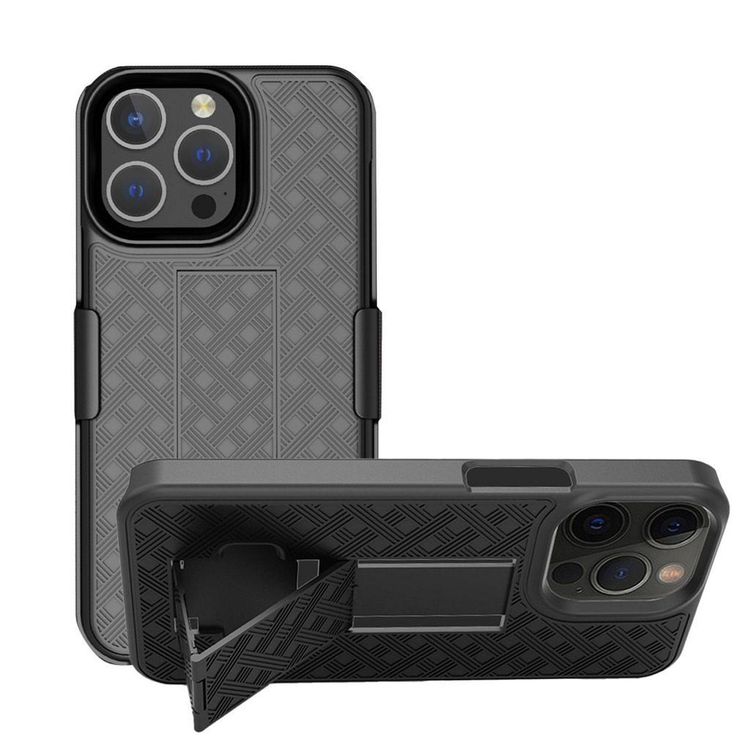 Holster Case Handy Hülle Bumper kompatibel mit iPhone 15 Pro