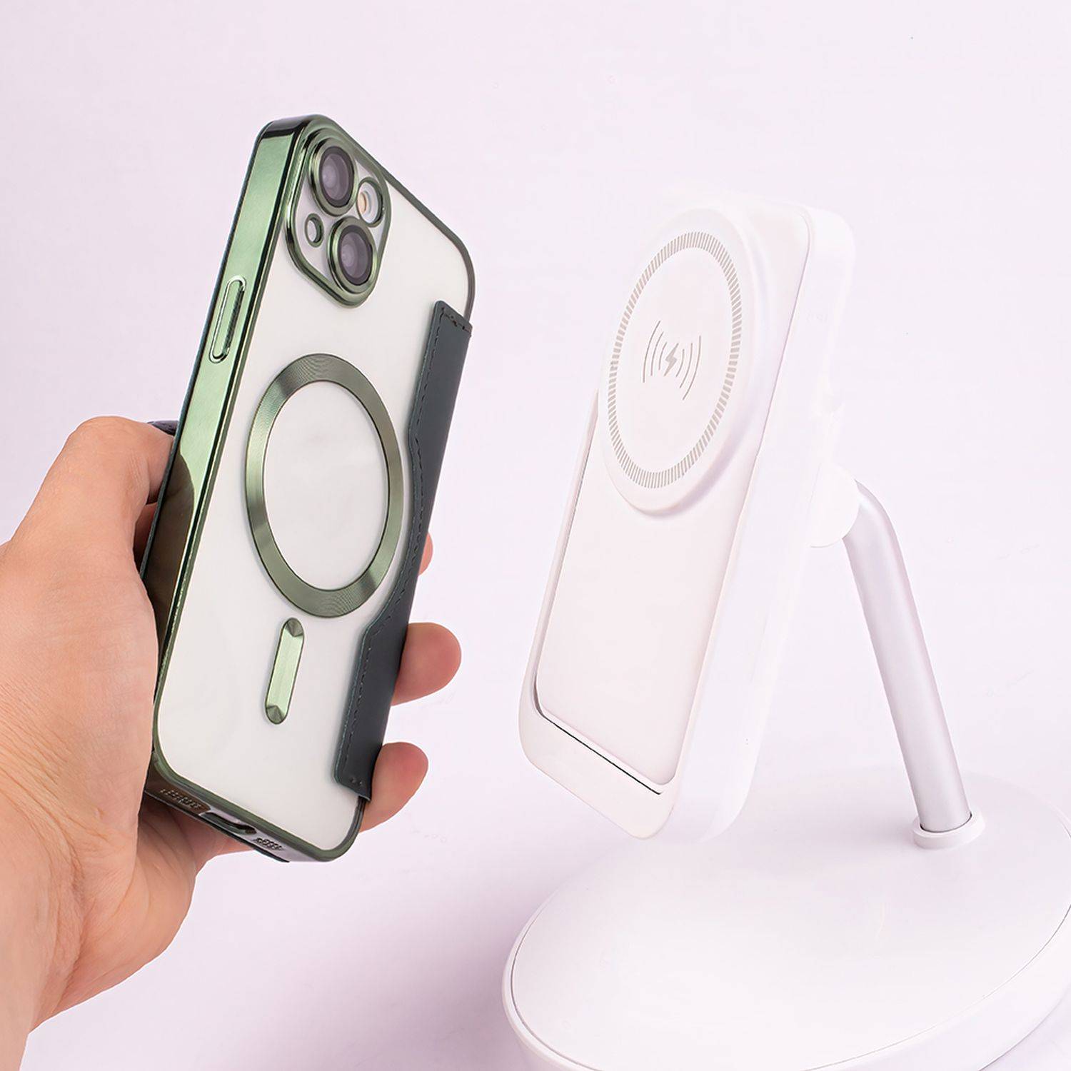 Smart Chome Mag Case Handyhülle MagSafe Tasche kompatibel mit iPhone 11 Grün