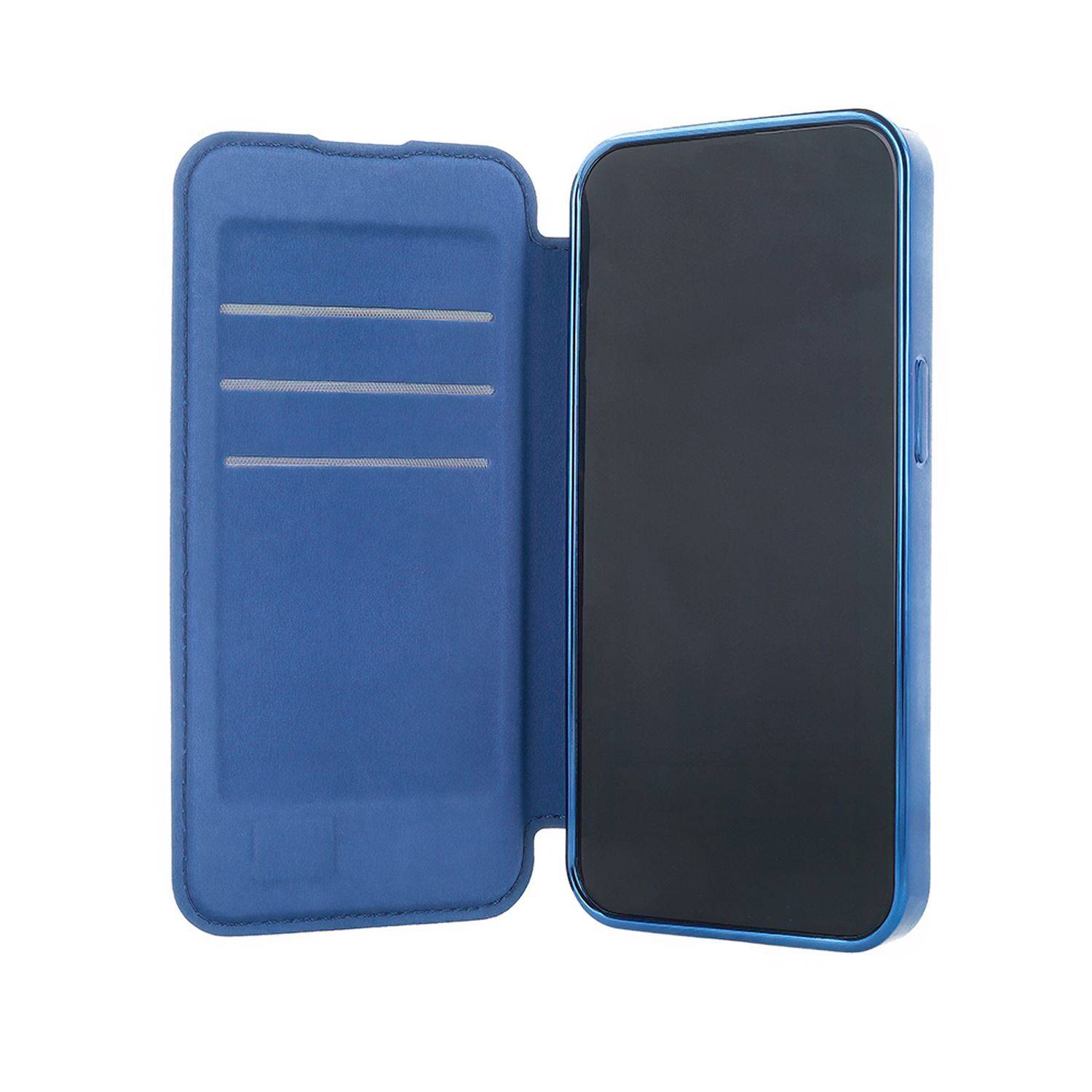 Smart Chome Mag Case Handyhülle MagSafe Tasche kompatibel mit iPhone 15 Blau