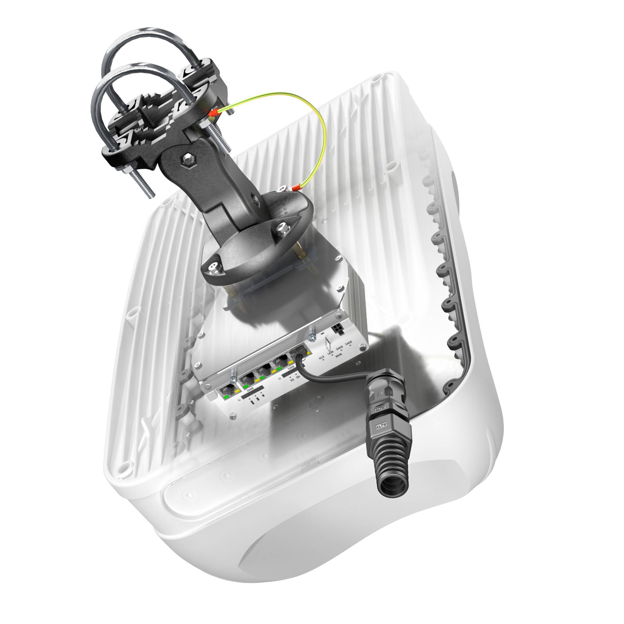 QuMax AX50M All-in-One Richtantenne für RUTX50 5G Router