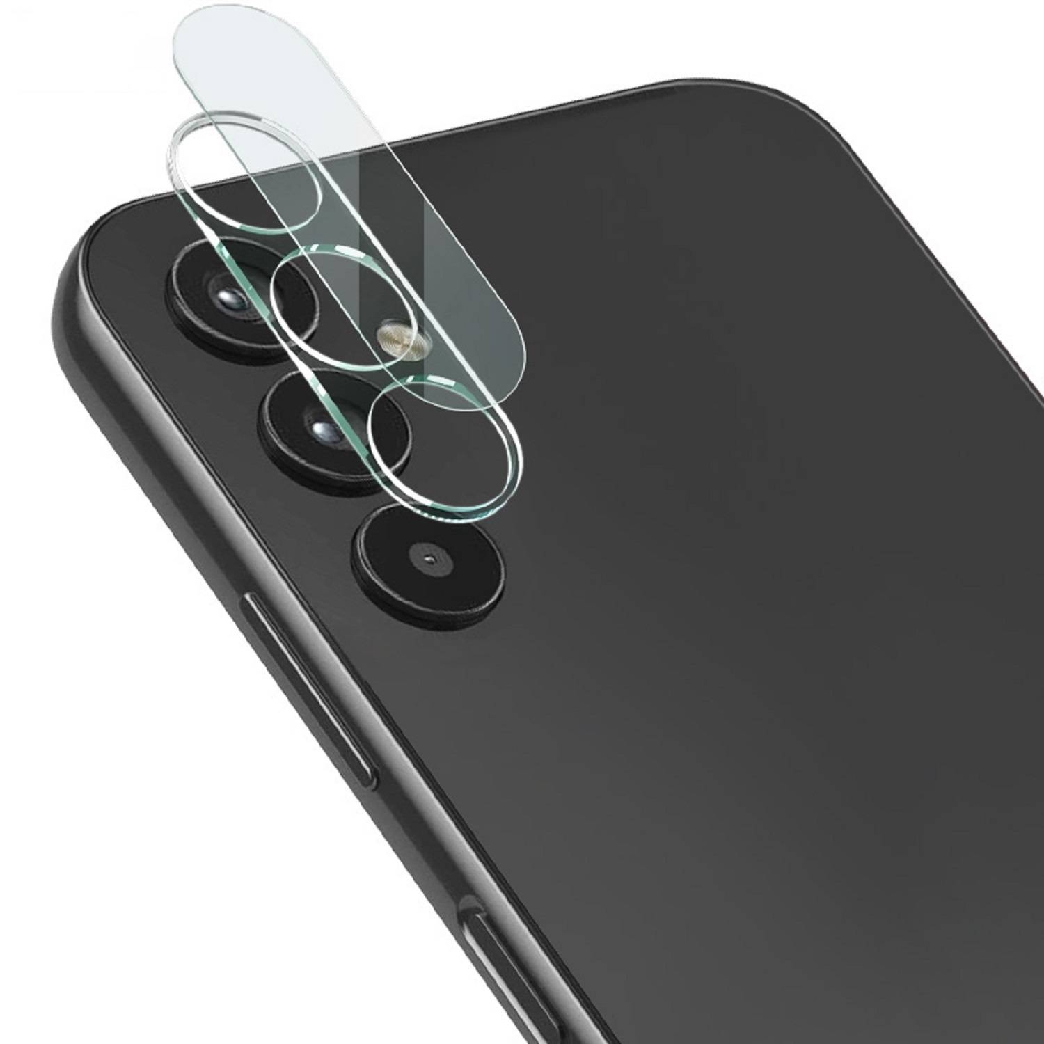 2x Kamera 9H Panzerhartglas für Samsung Galaxy A34 3D KLAR ECHTES TEMPERED Panzerglas Kameraglas Kamerhartglas Kameraschutzglas Schutzglas