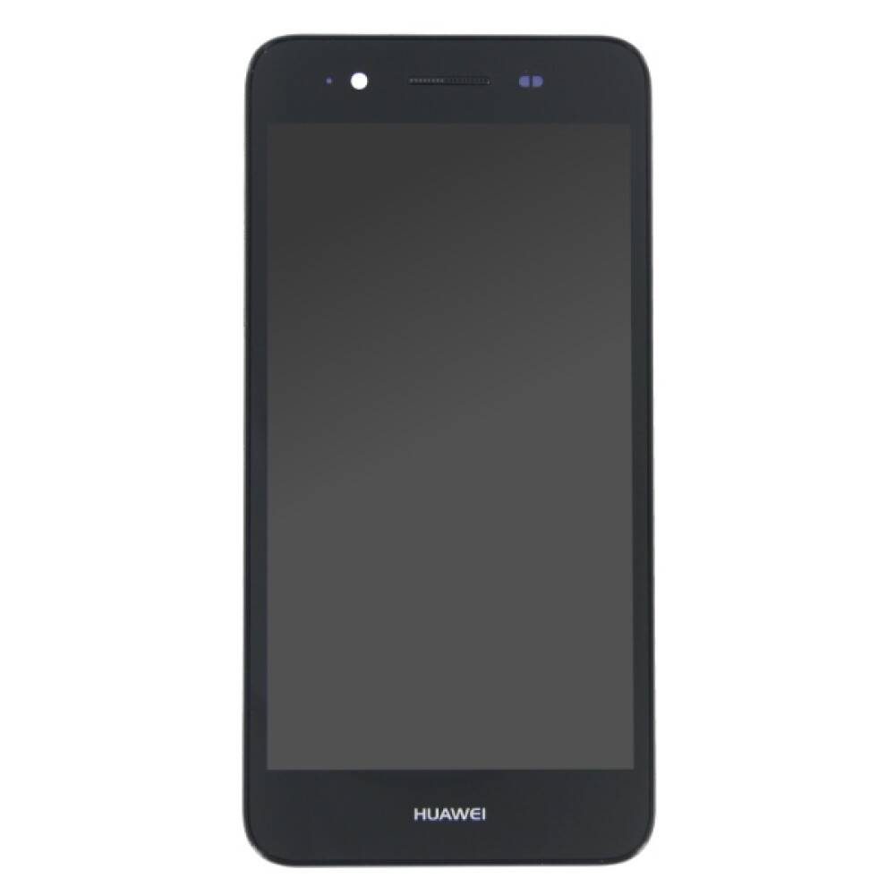 Display für Huawei P8 Lite Smart GR3 LCD + Rahmen Schwarz 97070MJG