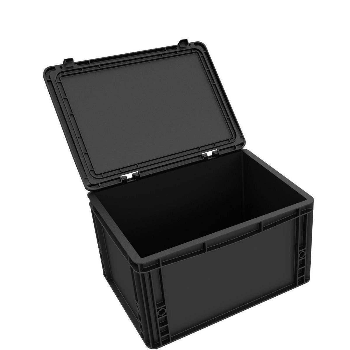 DDEB215ESD - DDEB215ESD Eurobehälter / Euro Box mit Scharnierdeckel