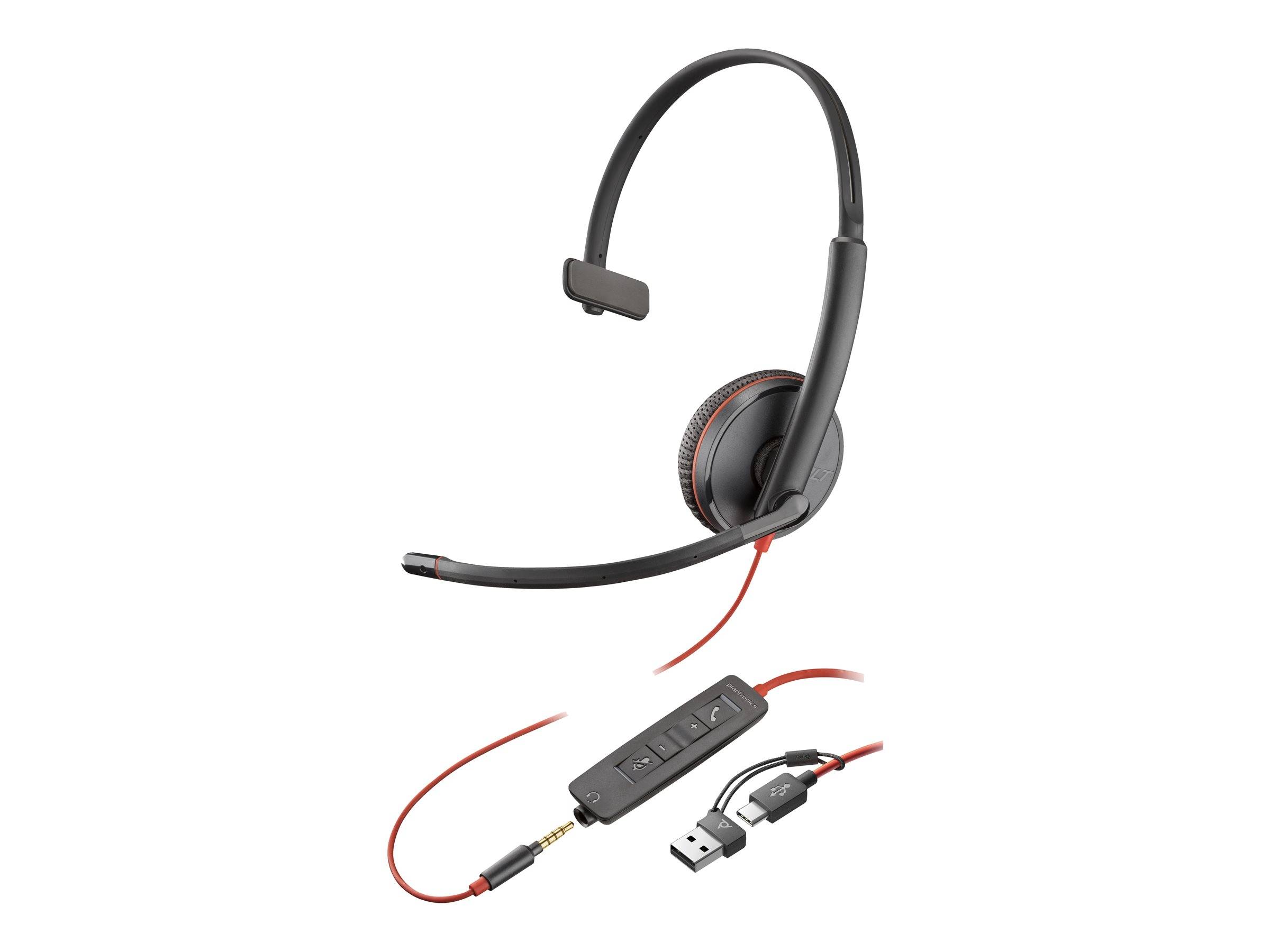 HP - Poly Blackwire 3215 - Blackwire 3200 Series - Headset