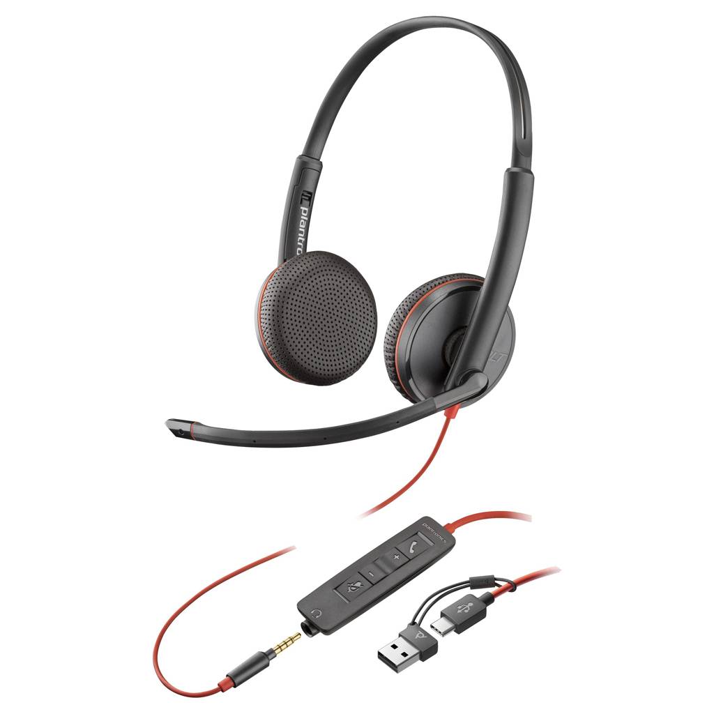 HP - Poly Blackwire 3225 - Blackwire 3200 Series - Headset