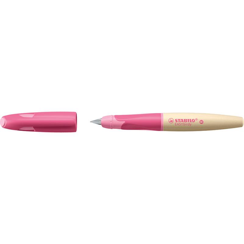 STABILO Füllhalter EASYbirdy Timber R, Rechtshänder, rosa