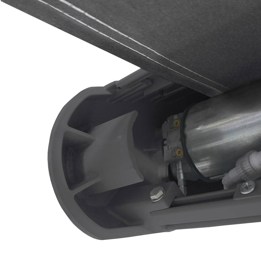 VOLLKASSETTENMARKISE ELOS - Farbe: Anthrazit, Größe: 585 x 300 cm