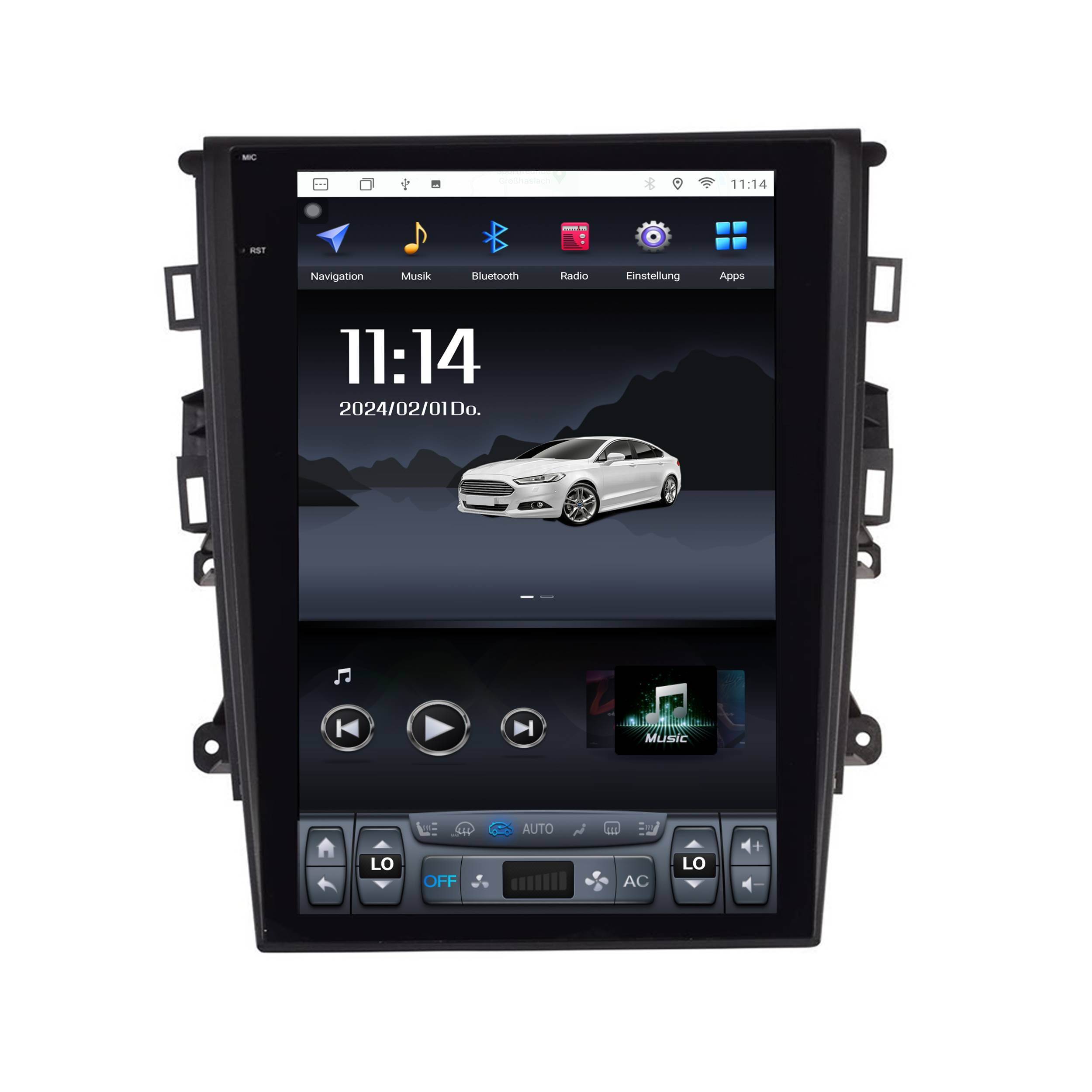 Für Ford Mondeo MK5 13.6" Touchscreen Android Autoradio GPS Navigation CarPlay