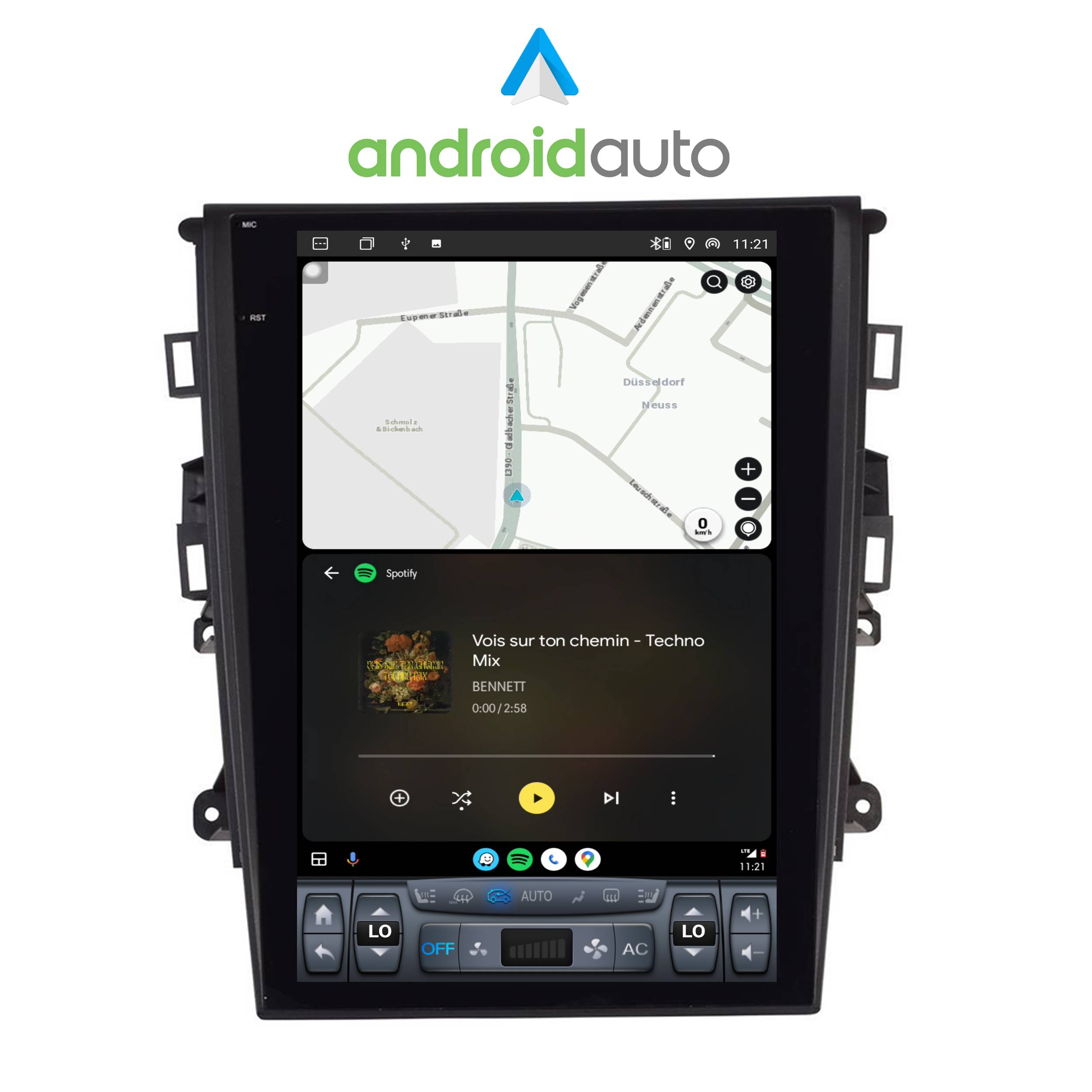 Für Ford Mondeo MK5 13.6" Touchscreen Android Autoradio GPS Navigation CarPlay