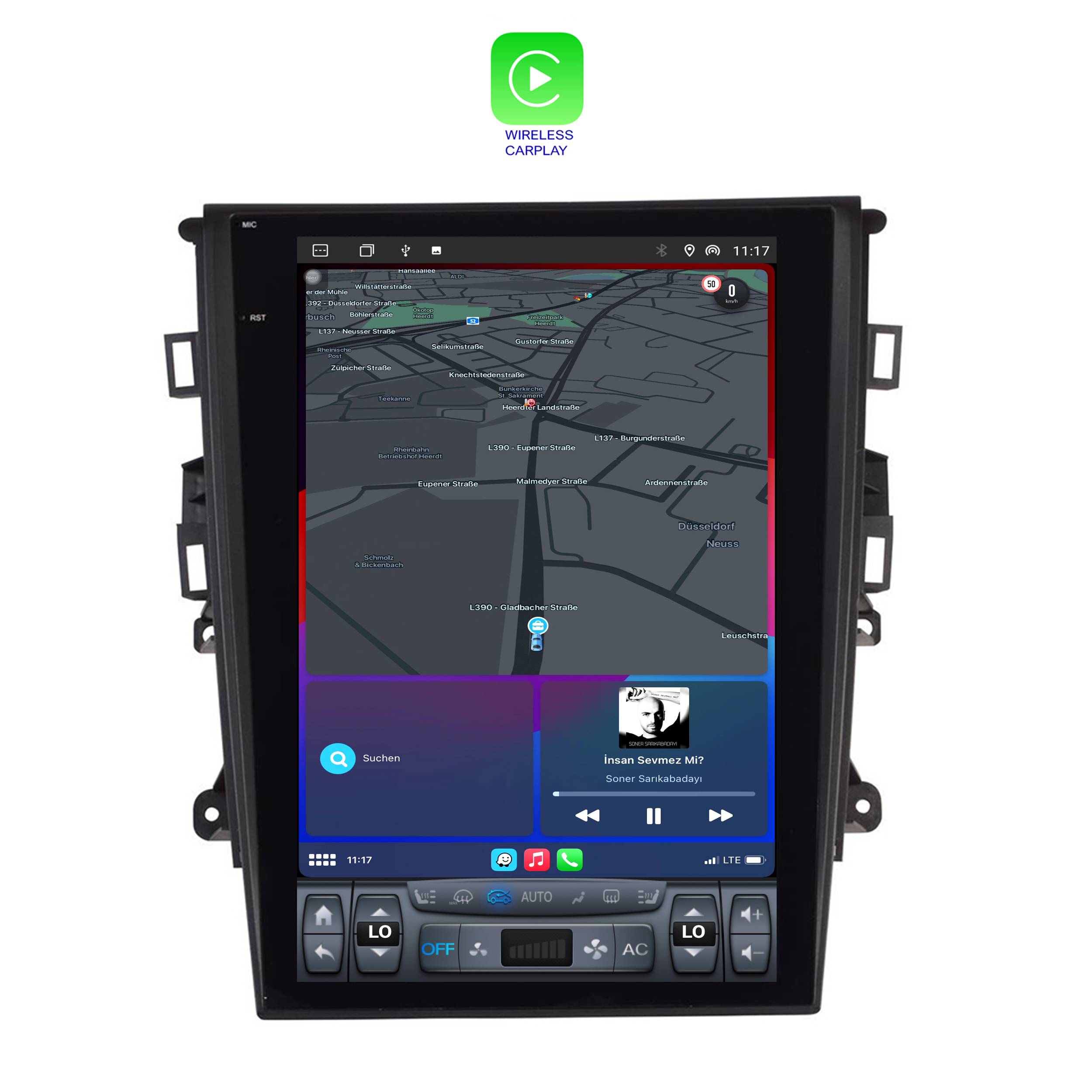 Für Ford Mondeo MK5 13.6" Touchscreen Android Autoradio GPS Navigation CarPlay