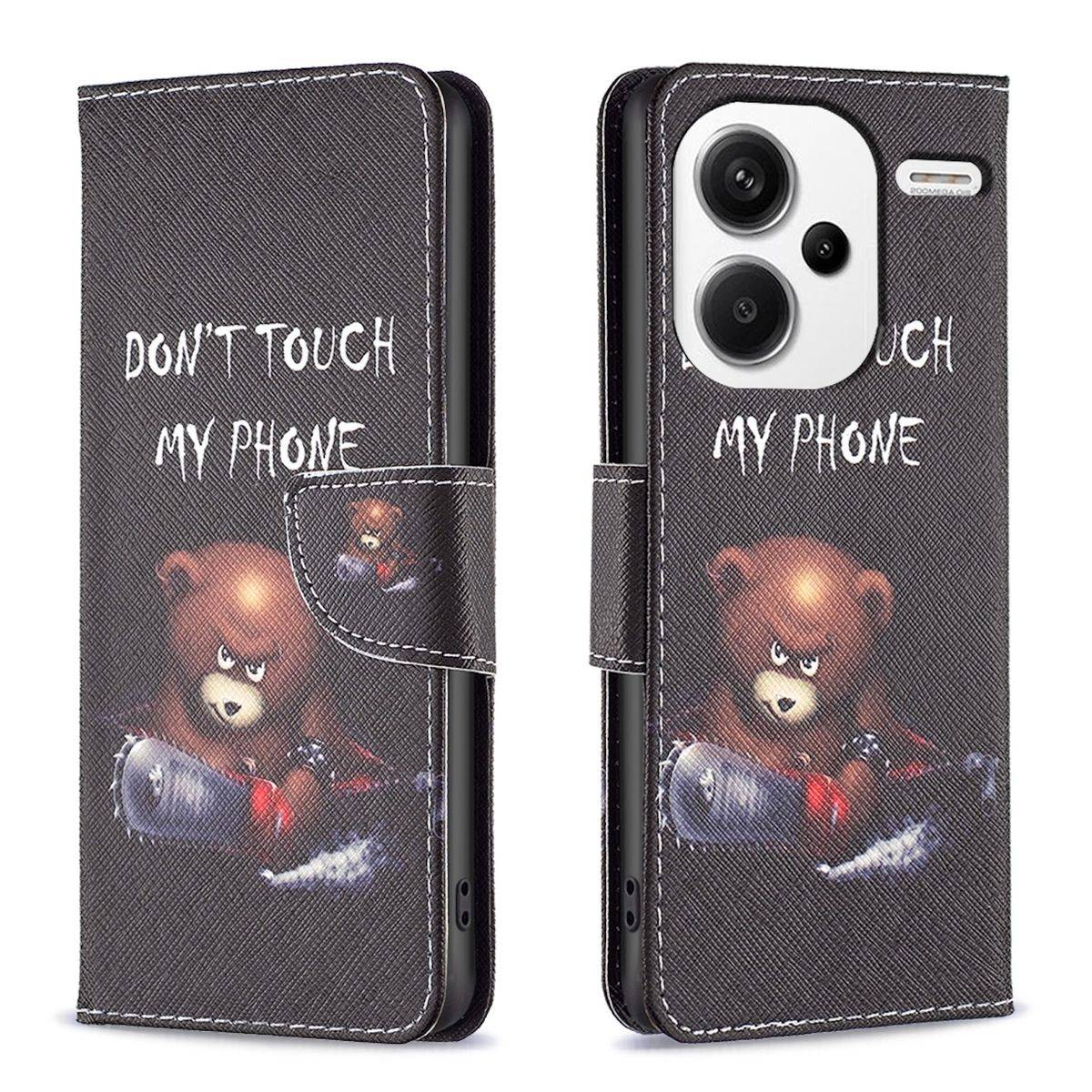 Für Xiaomi Redmi Note 13 Pro Plus Kunstleder Tasche Hülle Book Motiv 6