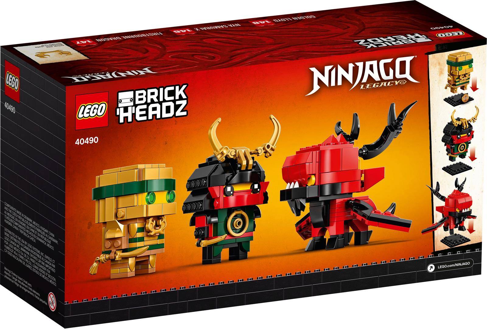 LEGO® BrickHeadz 40490 NINJAGO® 10