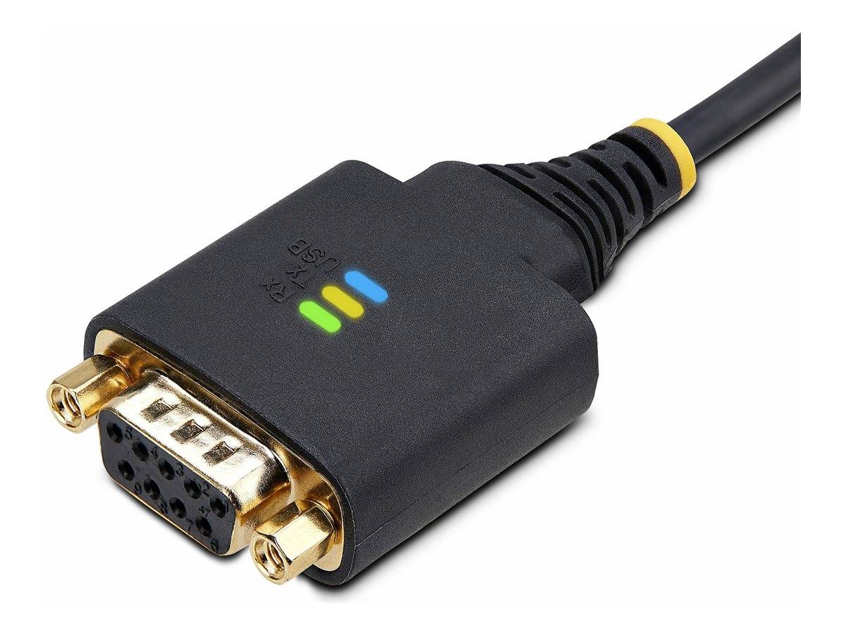 StarTech.com 3m USB Null Modem Kabel, FTDI, USB-A zu RS232 Adapter - Kabel USB / seriell - USB (M)
