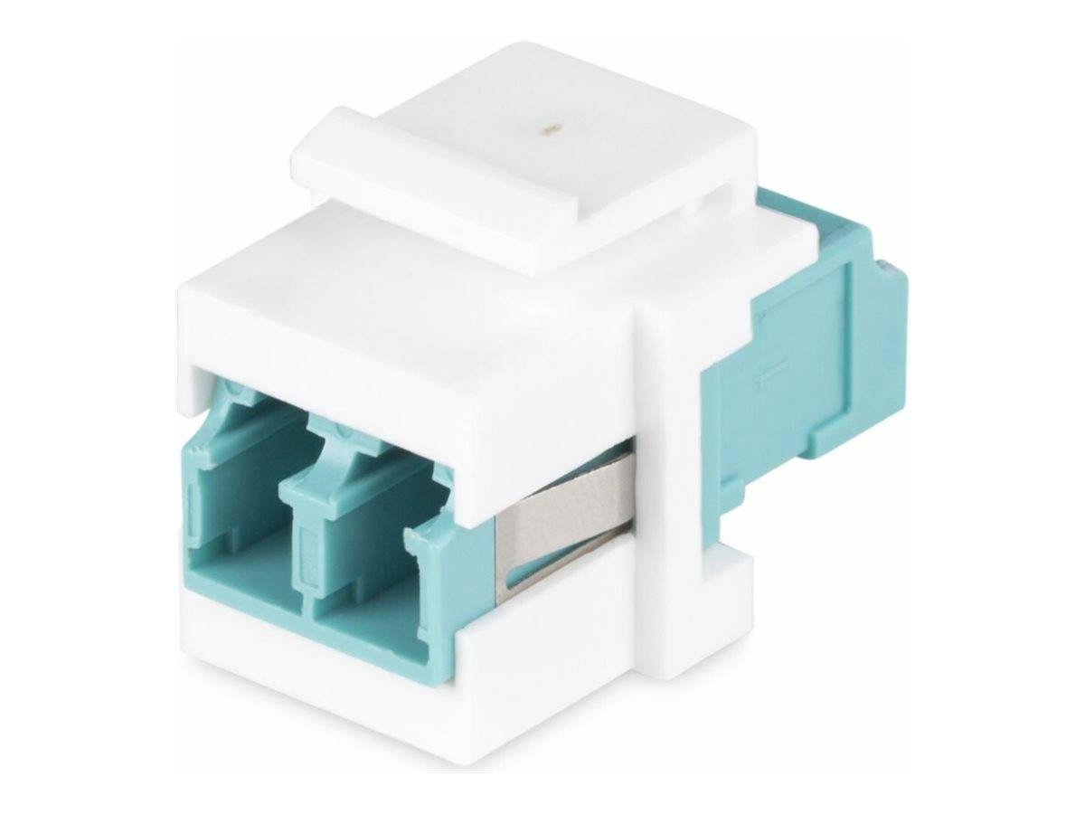 StarTech.com LC to LC Coupler, LC Fiber Coupler, LC/UPC Keystone Jack, Fiber Optic LC Keystone Coupler for Patch Panel -