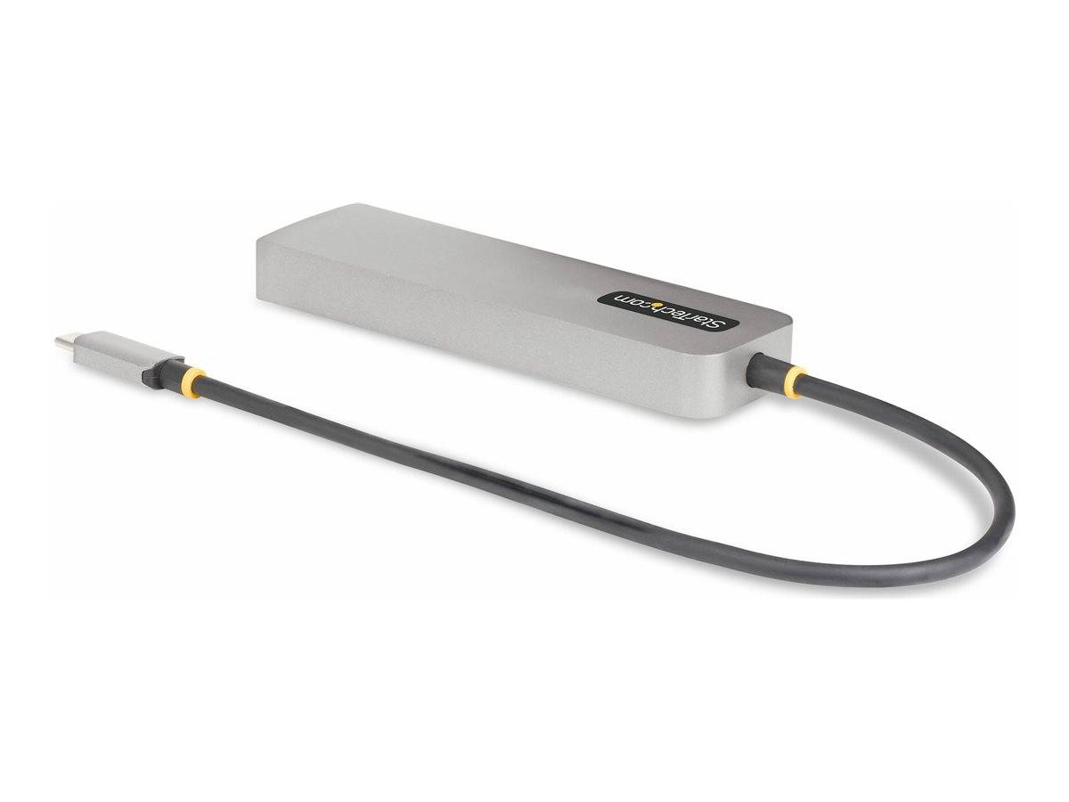 StarTech.com 3-Port USB-C Hub with 2.5 Gigabit Ethernet and 100W Power Delivery Passthrough Laptop Charging, USB-C to 2x