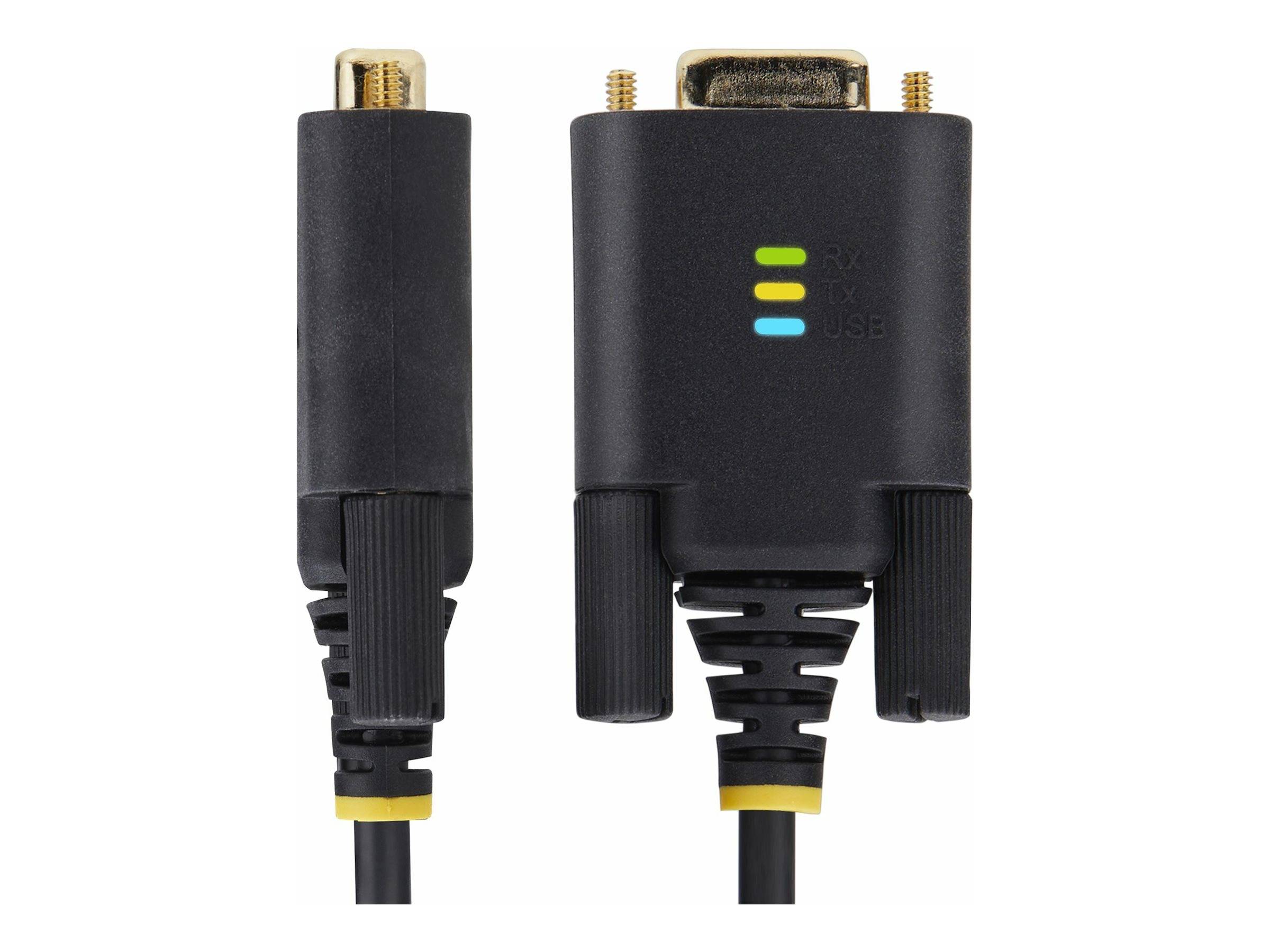 StarTech.com 1m USB auf Seriell Adapter, COM-Retention, FTDI, USB auf DB9 - Kabel USB / seriell - USB (M)