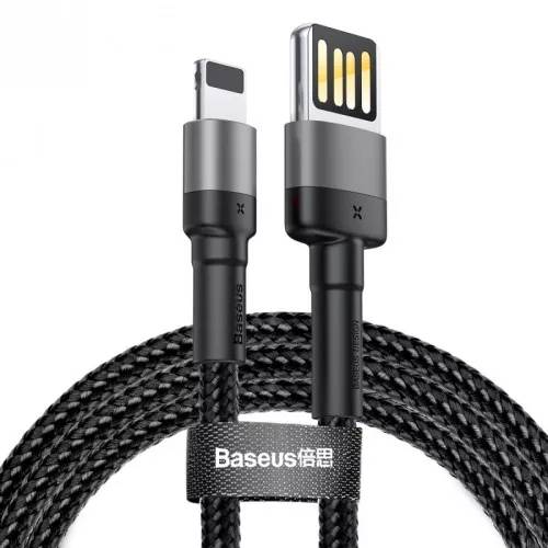Baseus Cable CALKLF-HG1 USB 2.0 M - Lightning M 2m grey and black - Kabel - Digital/Daten