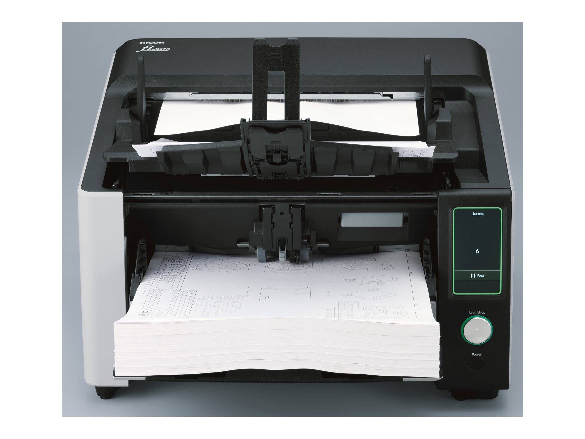 Ricoh fi-8820 - Dokumentenscanner - Dual CIS - Duplex - 305 x 431.8 mm - 600 dpi