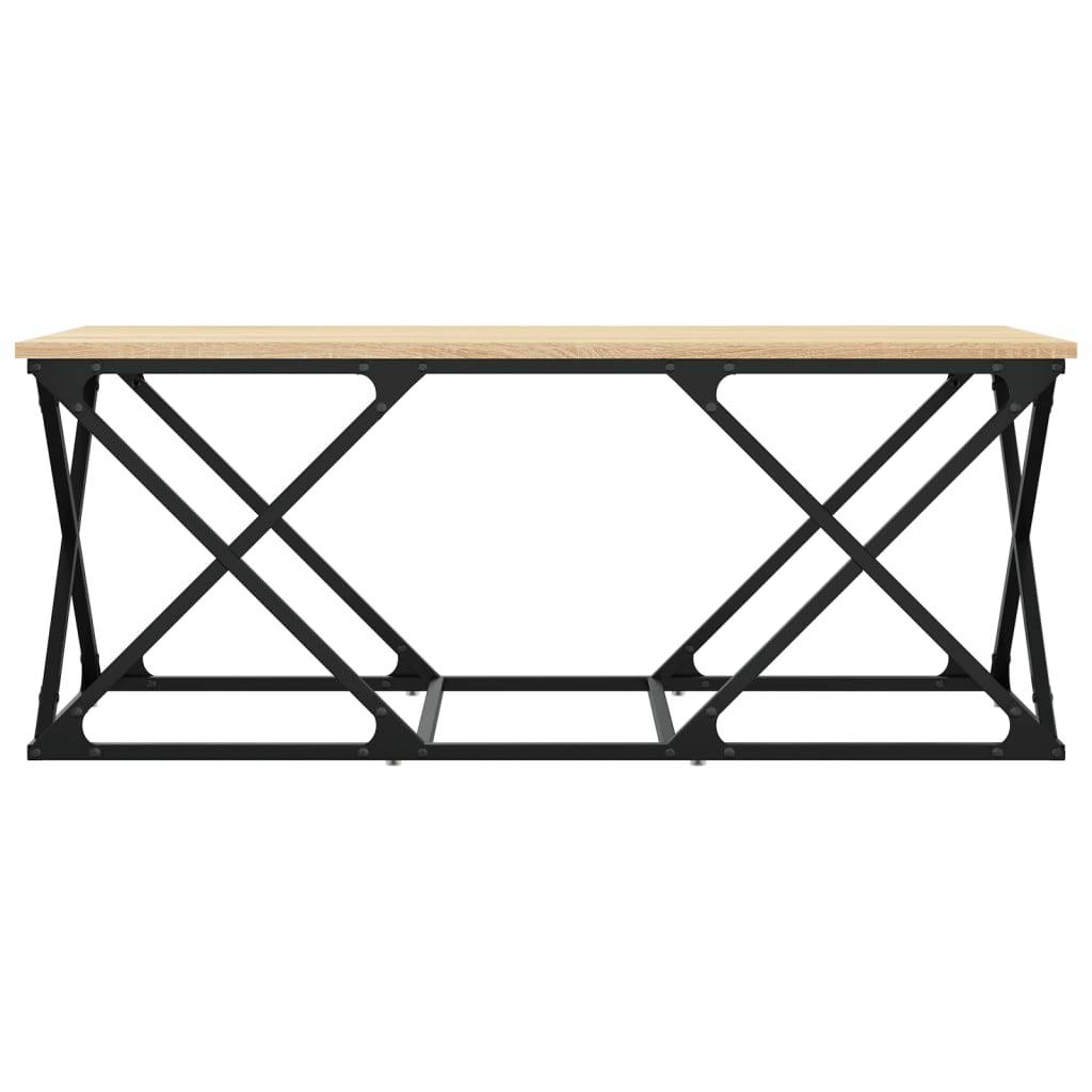 vidaXL Couchtisch Sonoma-Eiche 100x49x40 cm Holzwerkstoff