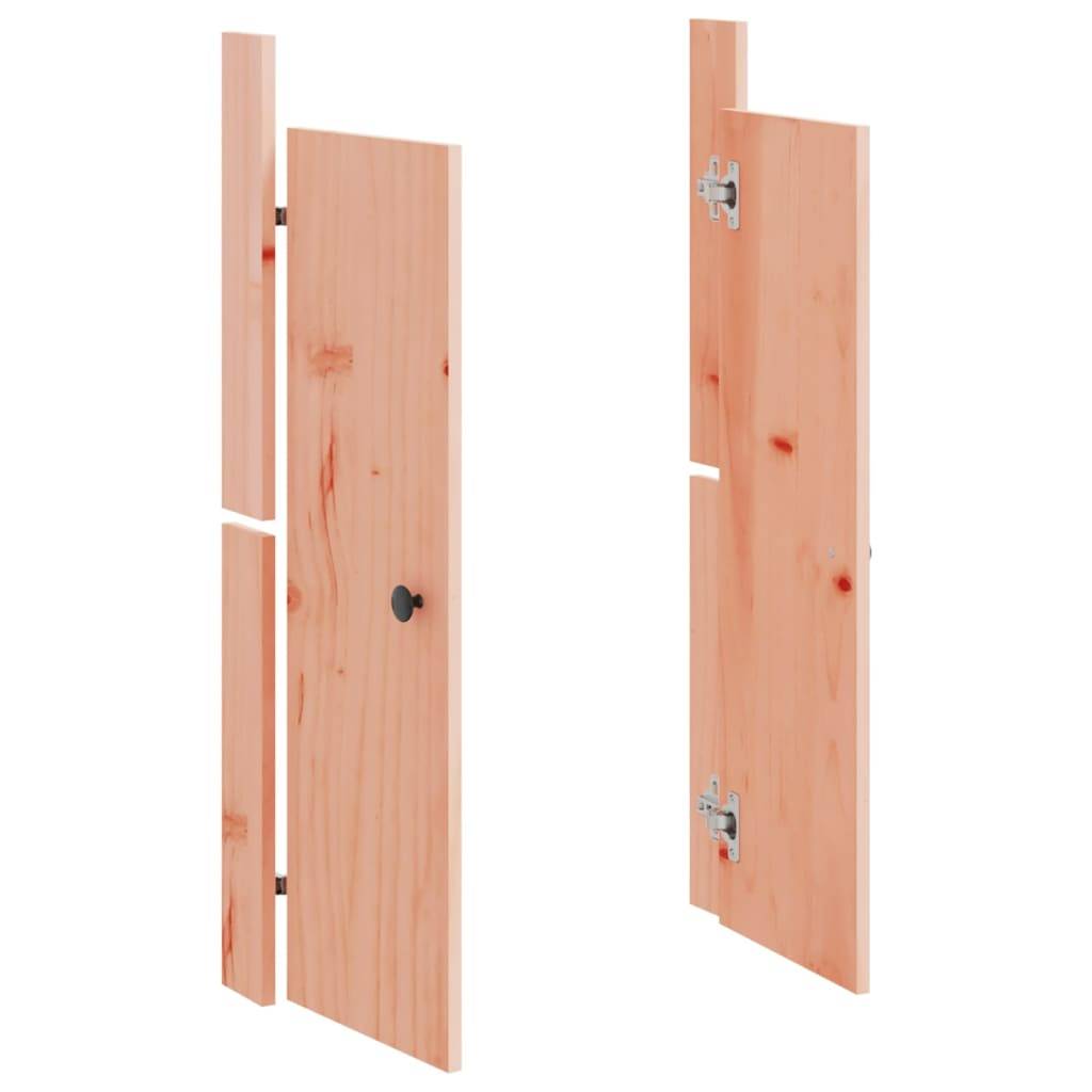 vidaXL Türen für Outdoor-Küche 2 Stk. 50x9x82 cm Massivholz Douglasie