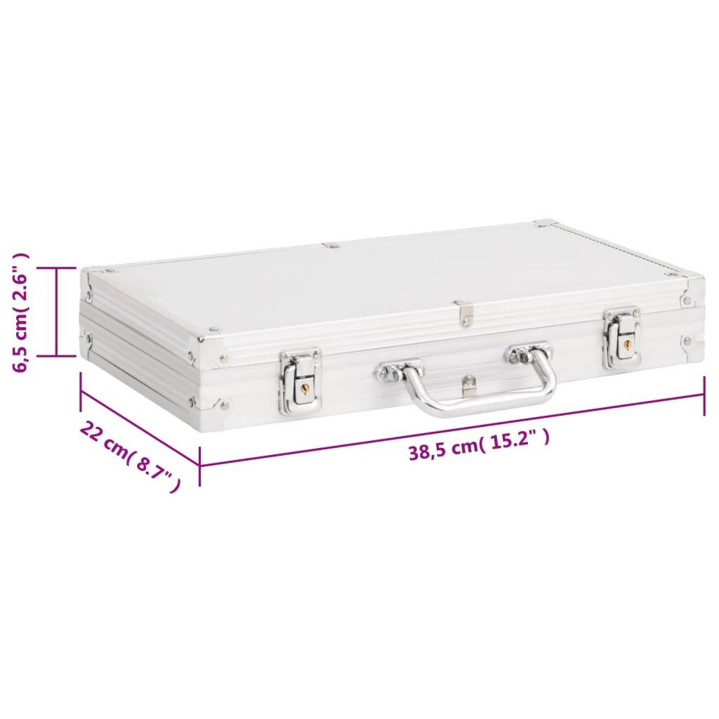 vidaXL Pokerchips-Set 300 Stk. 4 g