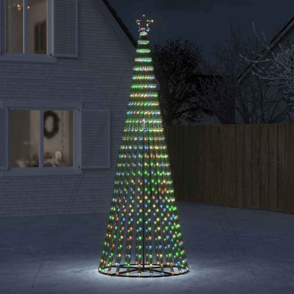 vidaXL LED Weihnachtsbaum 688 LEDs Mehrfarbig 300 cm