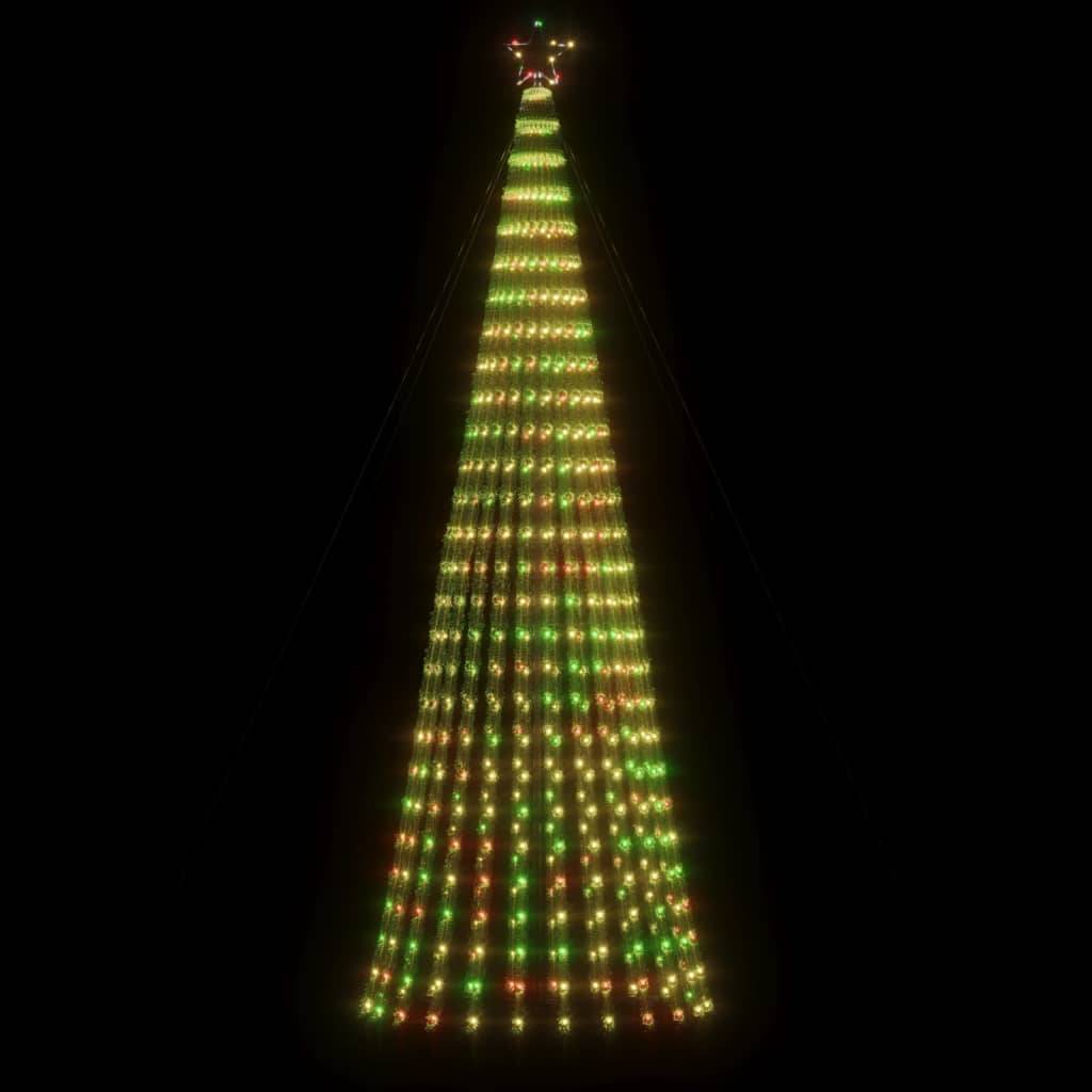 vidaXL LED Weihnachtsbaum 688 LEDs Mehrfarbig 300 cm