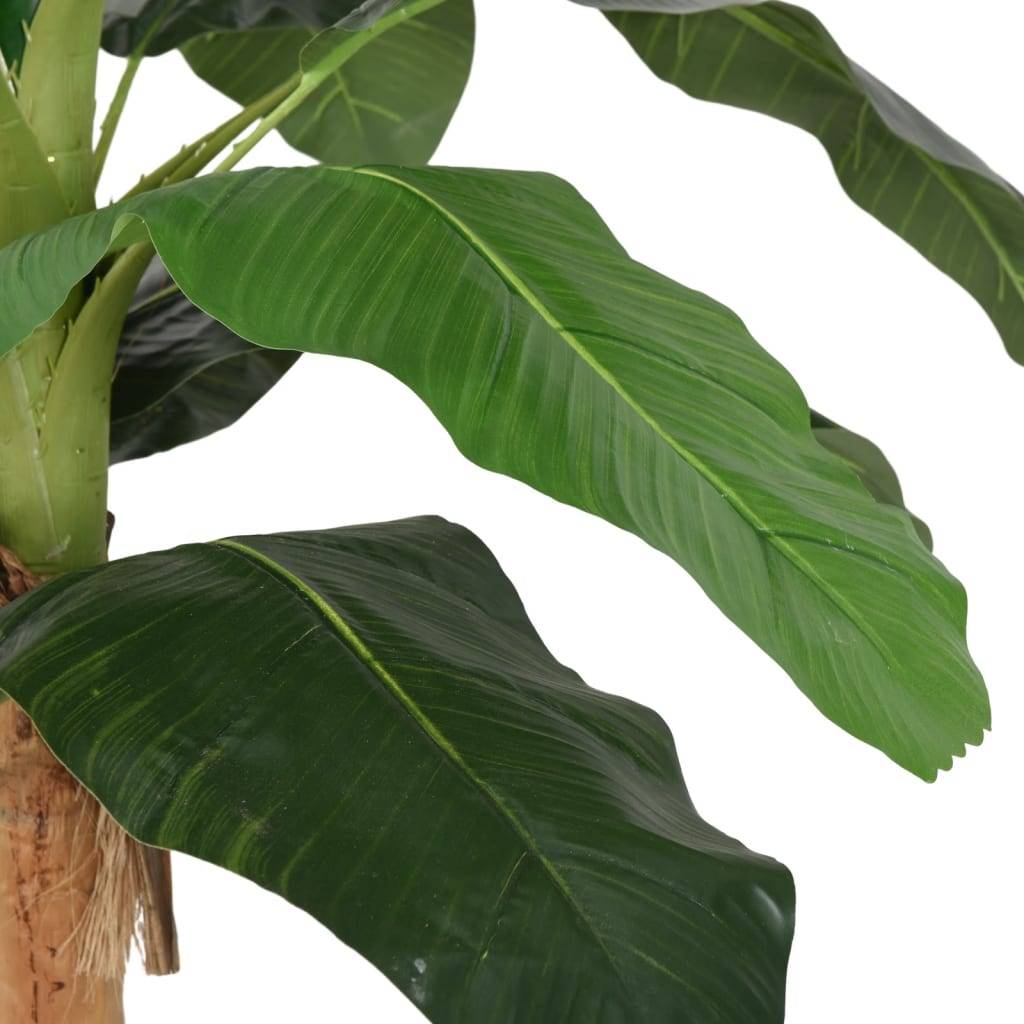 vidaXL Bananenbaum Künstlich 19 Blätter 180 cm Grün